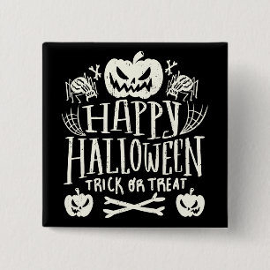 Happy Halloween 2023 - Spooky Season 15 Cm Square Badge