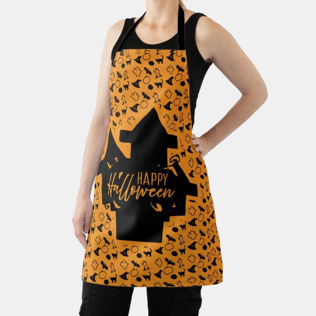 Happy Halloween 2 Apron (Insitu)