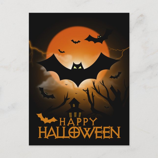 Happy Halloween 2 Postcard (Front)