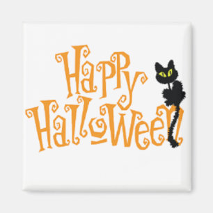 Happy Halloween 2" refrigerator magnet