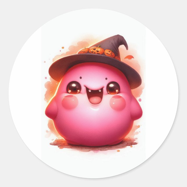 HAPPY HALLOWEEN 31 CLASSIC ROUND STICKER (Front)