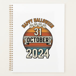 Happy Halloween 31 October Vintage Ghost Design_1 Planner