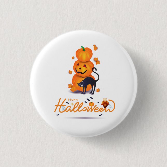 Happy Halloween! 3 Cm Round Badge (Front)