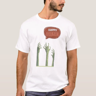 Happy Halloween 3-Hand Scary | Spooky Tee