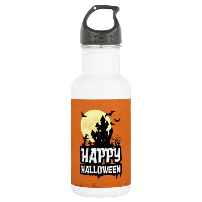 Happy Halloween 532 Ml Water Bottle (Front)