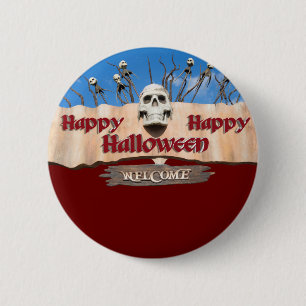 Happy Halloween 6 Cm Round Badge