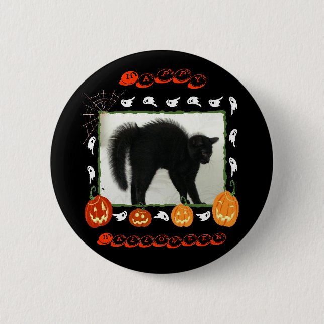Happy Halloween 6 Cm Round Badge (Front)