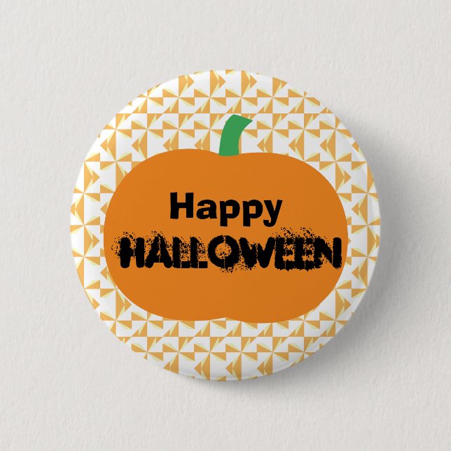 Happy Halloween 6 Cm Round Badge (Front)
