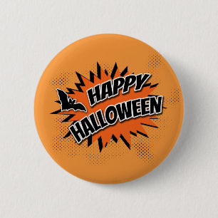 Happy Halloween 6 Cm Round Badge
