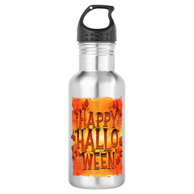 Happy Halloween                              710 Ml Water Bottle (Front)