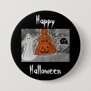 Happy Halloween 7.5 Cm Round Badge