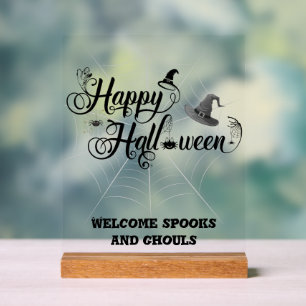 Happy Halloween Acrylic Sign