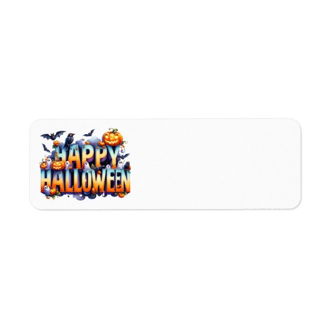 Happy Halloween Address Labels (Front)