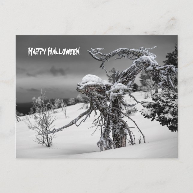 Happy halloween alien postcard (Front)