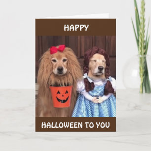 **HAPPY HALLOWEEN** ALL DRESSED UP FOR "YOU" CARD