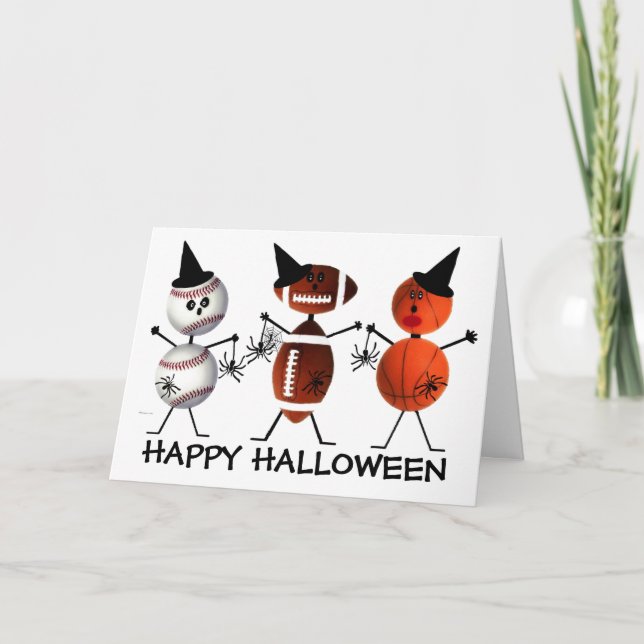 Happy Halloween All Sports Card (Front)
