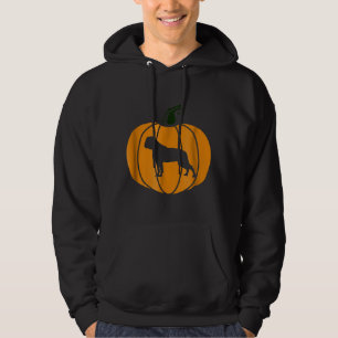 Happy Halloween American Bulldog Pumpkin Dog Hoodie