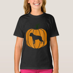 Happy Halloween American Bulldog Pumpkin Dog T-Shirt