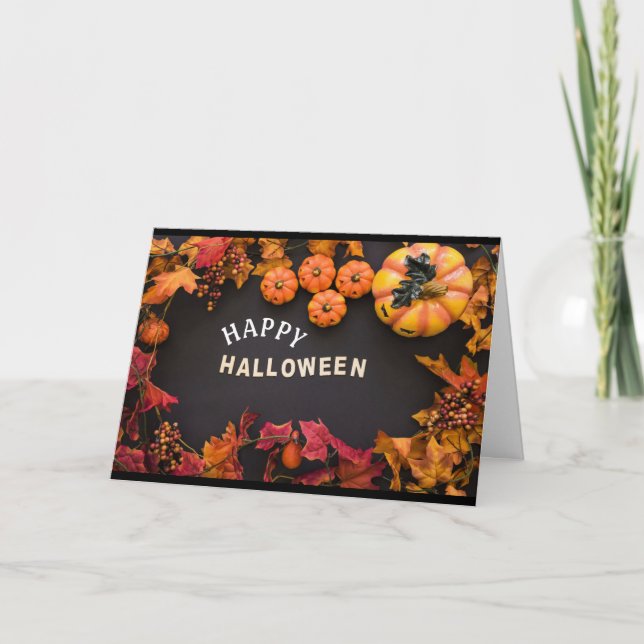 *HAPPY HALLOWEEN and BOO TO YOU** CARD (Front)