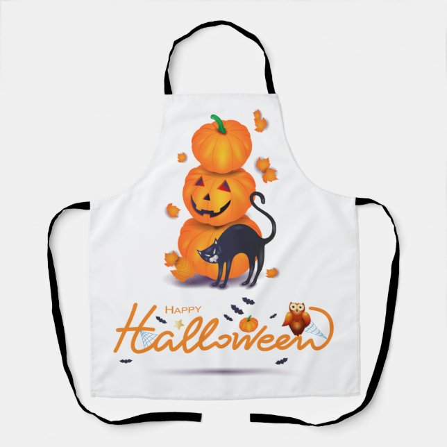  Happy Halloween! Apron (Front)