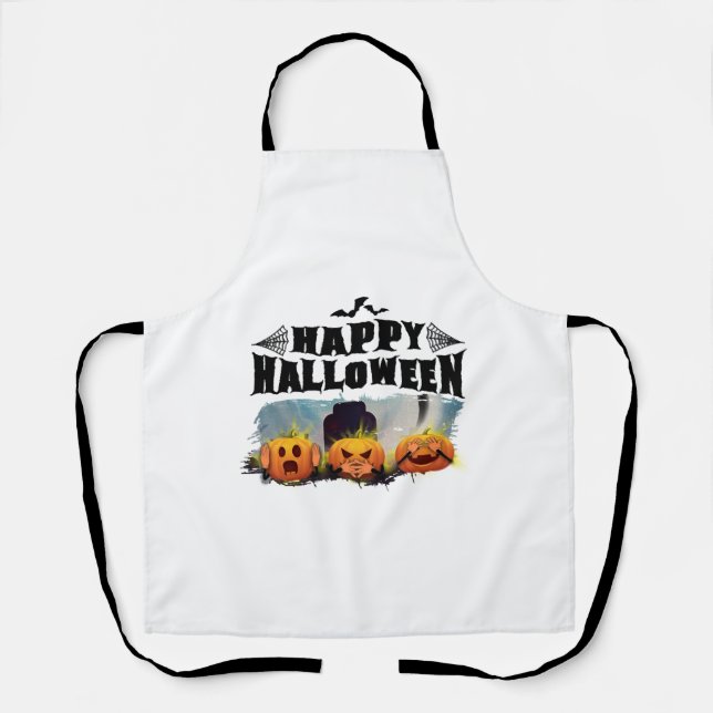 Happy Halloween                                    Apron (Front)