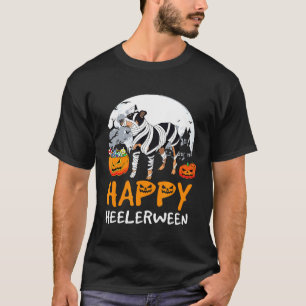 Happy Halloween Australian Cattle Dog Red Blue Hee T-Shirt