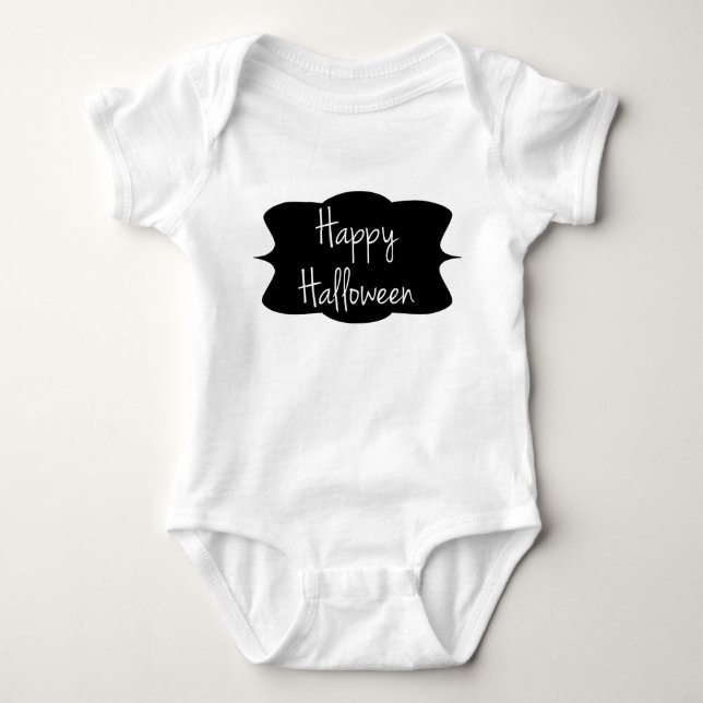 Happy Halloween Baby Bodysuit (Front)