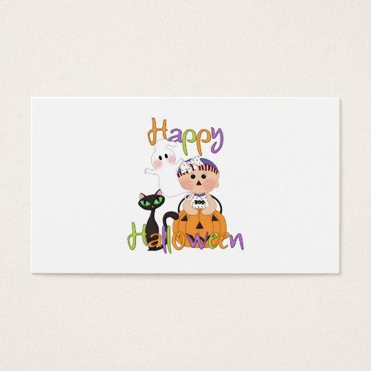 Happy Halloween Baby Friends Business Card