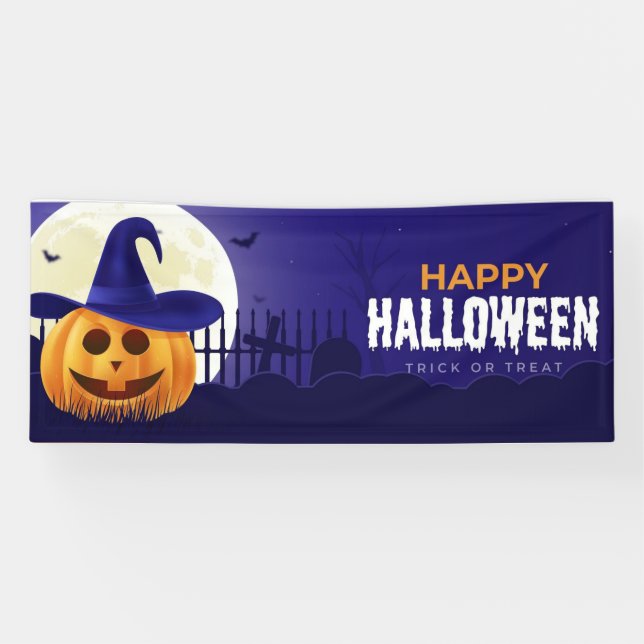 Happy Halloween Banner (Horizontal)