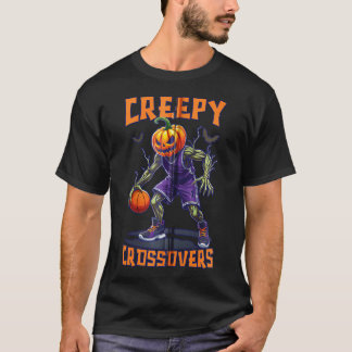 Happy Halloween Basketball Player Hooper Trick Or  T-Shirt