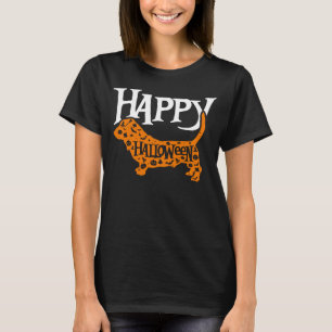 Happy Halloween Basset Hound T-Shirt