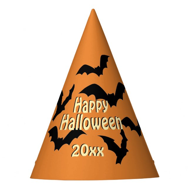 Happy Halloween Bat Hat (Front)