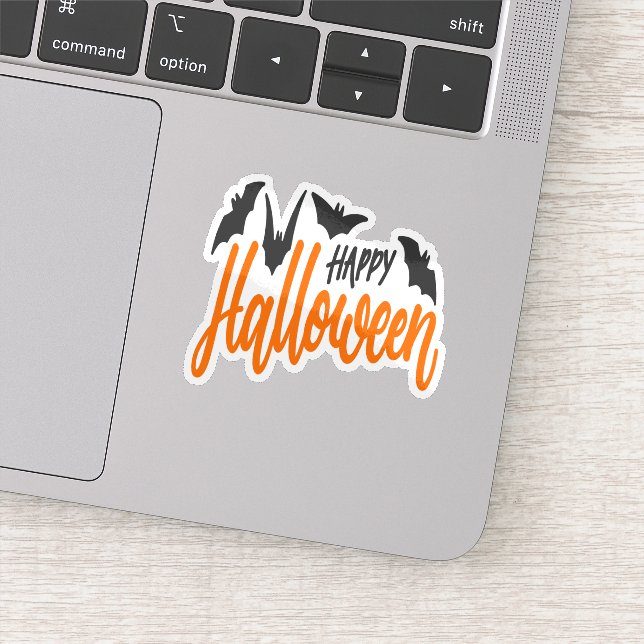 Happy halloween bat sticker  (Detail)