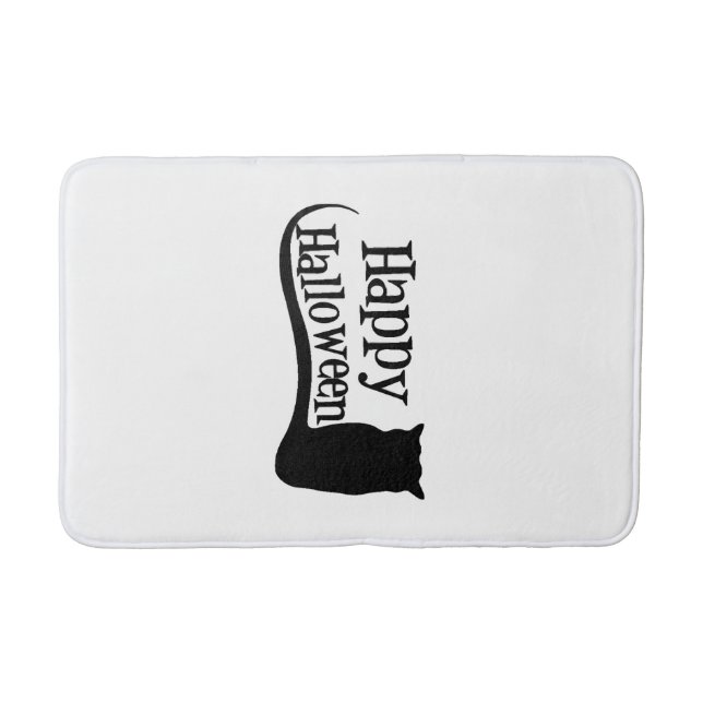 happy halloween bath mat (Front)