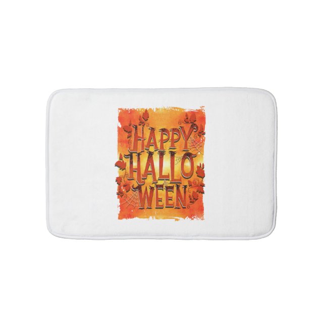 Happy Halloween                              Bath Mat (Front)