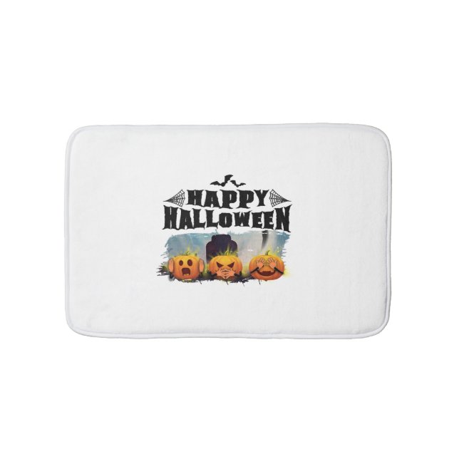 Happy Halloween                                    Bath Mat (Front)