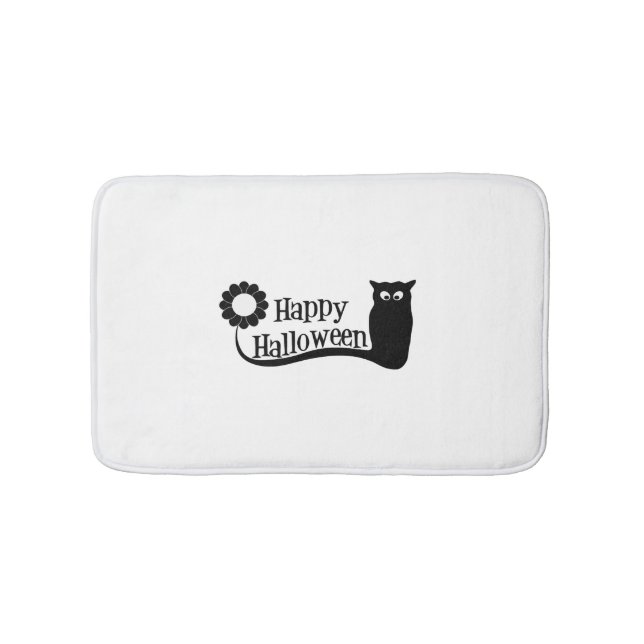Happy Halloween                       Bath Mat (Front)