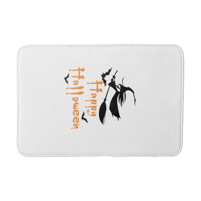 Happy Halloween Bath Mat (Front)