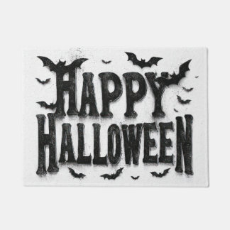 Happy Halloween - Bats Doormat