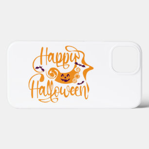 Happy Halloween bats  jack o lantern iPhone 13 Case