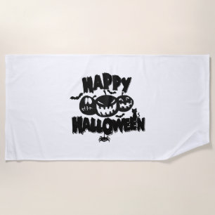 Happy Halloween Beach Towel