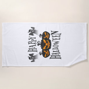 Happy Halloween Beach Towel