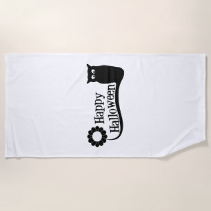 Happy Halloween Beach Towel