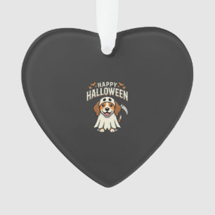 Happy Halloween Beagle Dog Design_1 Ornament