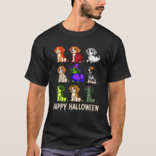 Happy Halloween Beagle Dog Witch Mummy Halloween H T-Shirt