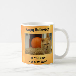 Happy Halloween Best Cat Mum Ever Pet Photo Coffee Mug