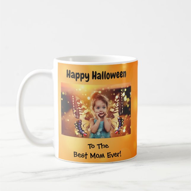 Happy Halloween Best Mum Ever Photo Coffee Mug (Left)