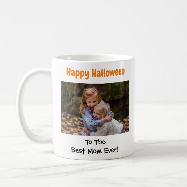 Happy Halloween Best Mum Ever Photo Coffee Mug (Left)
