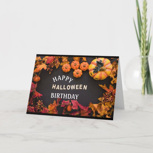 ***HAPPY HALLOWEEN BIRTHDAY*** CARD (Front)