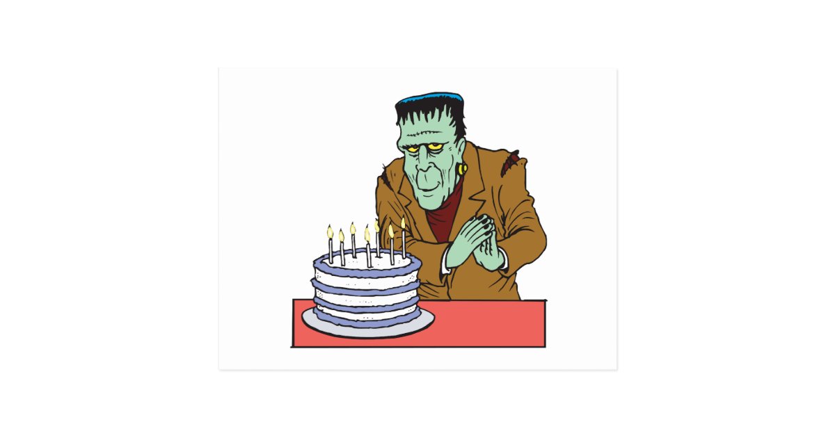 Happy Halloween Birthday Postcard | Zazzle.co.uk